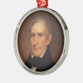 William Henry Harrison Metalen Ornament (Links)
