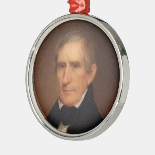 William Henry Harrison Metalen Ornament (Links)
