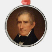 William Henry Harrison Metalen Ornament (Voorkant)