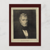 William Henry Harrison, Ninth President briefkaart (Voorkant)