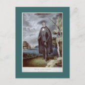 William Henry Harrison portret briefkaart (Voorkant)