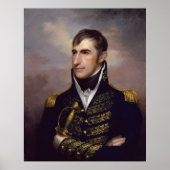 WILLIAM HENRY HARRISON Portret van Rembrandt Peale Poster (Voorkant)
