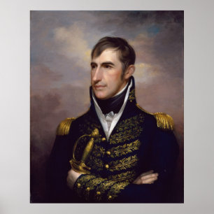 WILLIAM HENRY HARRISON Portret van Rembrandt Peale Poster