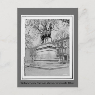 William Henry Harrison statuut, foto Briefkaart
