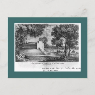 William Henry Harrison tomb, North Bend, Ohio Briefkaart