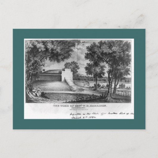 William Henry Harrison tomb, North Bend, Ohio Briefkaart (Voorkant)