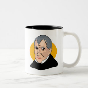 William Henry Harrison Tweekleurige Koffiemok