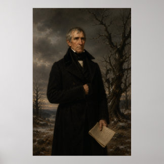 William Henry Harrison Winterlandschap Poster
