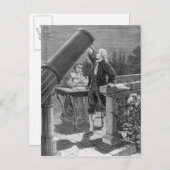 William Herschel Discover the Planet Uranus Briefkaart (Voorkant / Achterkant)