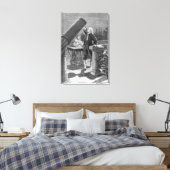 William Herschel Discover the Planet Uranus Canvas Afdruk (Insitu (Slaapkamer))