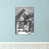 William Herschel Discover the Planet Uranus Canvas Afdruk (Insitu (Houten vloer))