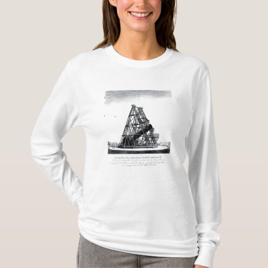 William Herschel's Veertig Foot Telescope T-shirt (Voorkant)