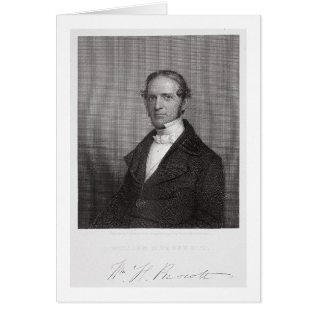 William Hickling Prescott, gegraveerd door Thomas  (Voorkant)