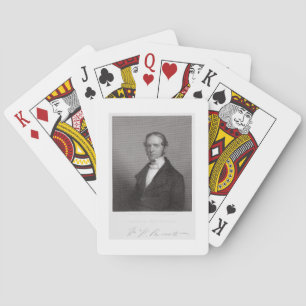 William Hickling Prescott, gegraveerd door Thomas Pokerkaarten