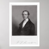 William Hickling Prescott, gegraveerd door Thomas  Poster (Voorkant)