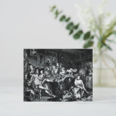 William Hogarth Art Briefkaart (Staand voorkant)