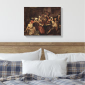 William Hogarth - Scène in een taverne Canvas Afdruk (Insitu (Slaapkamer))