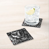 William Hogarth's Lion's Head Button's Tavern Kartonnen Onderzetters (Insitu)