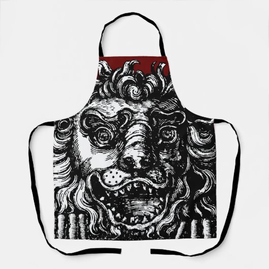 William Hogarth's Lion's Head Button's Tavern Schort (Voorkant)