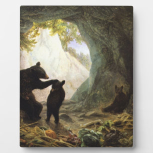 William Holbrook Beard Beer en welpen 1864 Fotoplaat