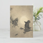 William Holbrook Beard The Witch's Ride 1870 Kaart (Staand voorkant)