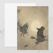 William Holbrook Beard The Witch's Ride 1870 Kaart (Voorkant / Achterkant)