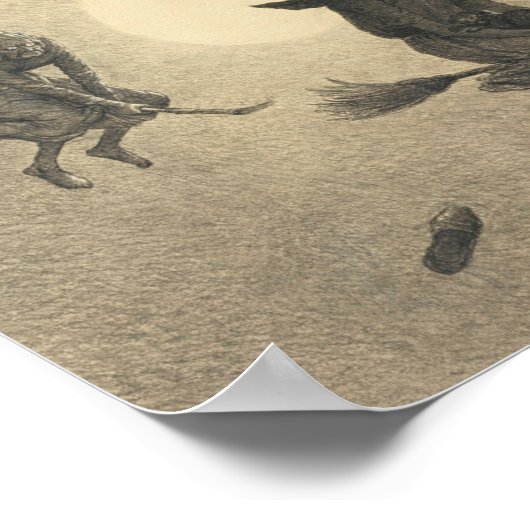 William Holbrook Beard The Witch's Ride 1870 Poster (Hoek)