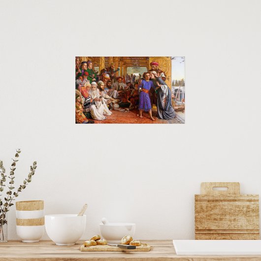 William Holman Hunt Het vinden van de Savior Poster (Keuken)