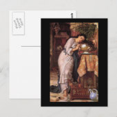 William Holman Hunt Isabella en de Korte der Basil Briefkaart (Voorkant / Achterkant)