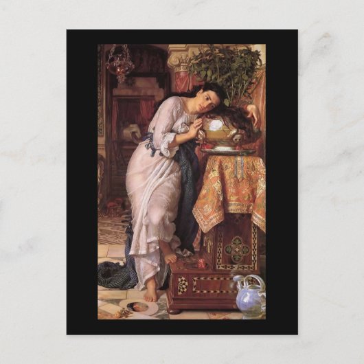 William Holman Hunt Isabella en de Korte der Basil Briefkaart (Voorkant)
