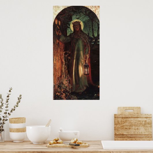 William Holman Hunt Light of the World Poster (Keuken)
