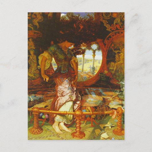 William Holman Hunt The Lady of Shalott Briefkaart (Voorkant)