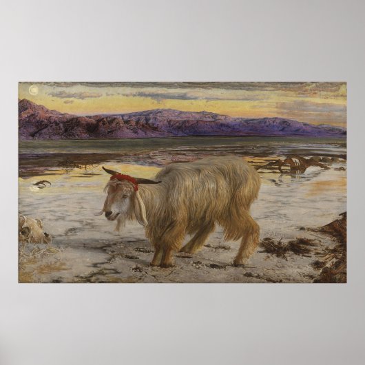 William Holman Hunt The Scapegoat Poster (Voorkant)
