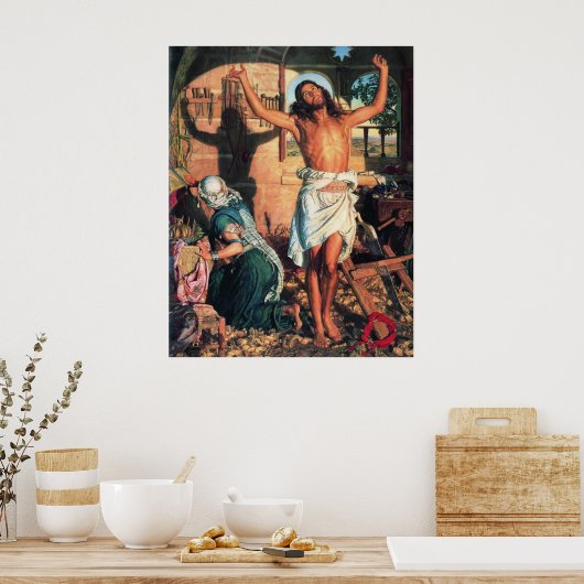 William Holman Hunt The Shadow of Death Poster (Keuken)