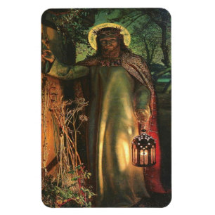 William Holman trekt het licht van de wereld aan Magneet