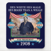 William Howard Taft 1908 Campaign Mousepad Muismat (Voorkant)