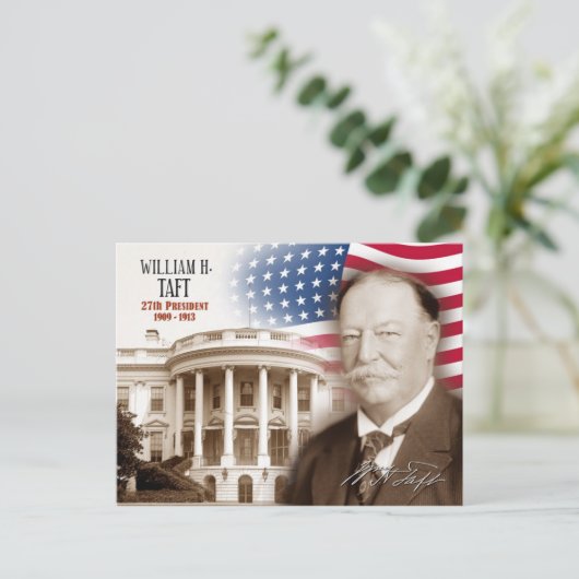 William Howard Taft - 27e President van de VS Briefkaart (Staand voorkant)