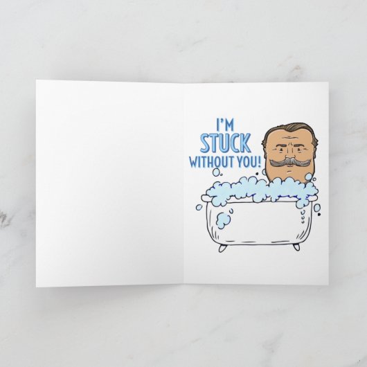 William Howard Taft Greeting Kaart (Binnen)