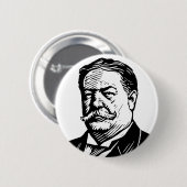 William Howard Taft knop Ronde Button 5,7 Cm (Voorkant /achterkant)