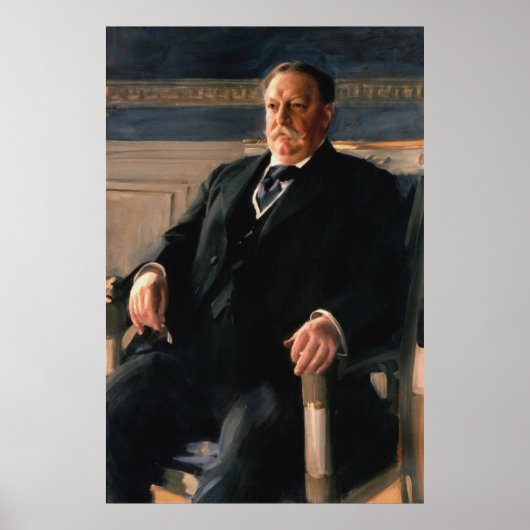 WILLIAM HOWARD TAFT Portrait van Anders L. Zorn Poster (Voorkant)