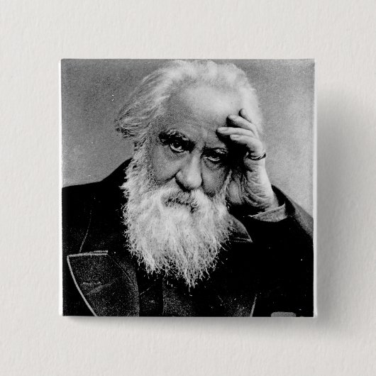 William Huggins, 1910 Vierkante Button 5,1 Cm (Voorkant)