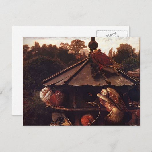 William Hunt-Festival van St. Swithin, The Dovecot Briefkaart (Voorkant / Achterkant)
