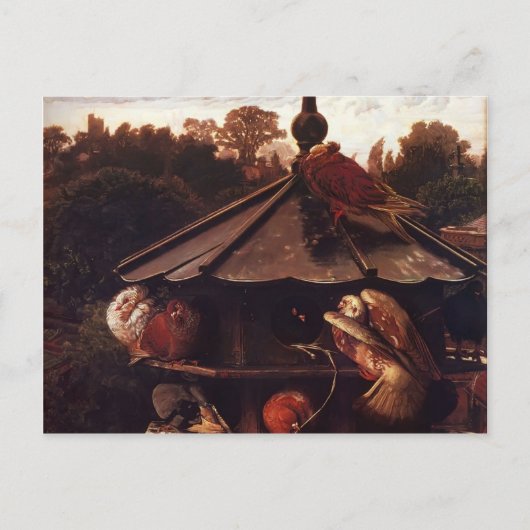 William Hunt-Festival van St. Swithin, The Dovecot Briefkaart (Voorkant)