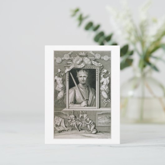 William I the Conqueror (1027-87) King of England Briefkaart (Staand voorkant)