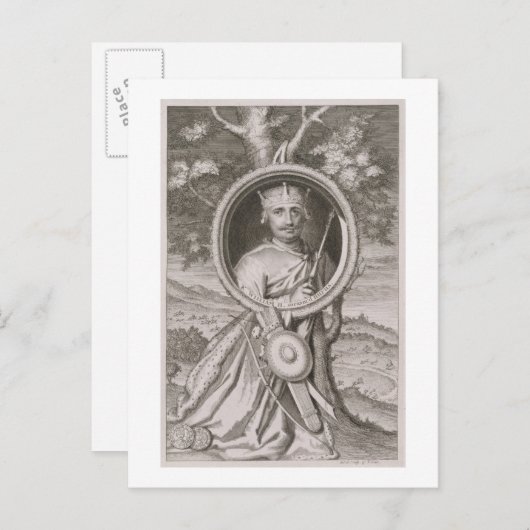 William II "Rufus" (c.1056-1100) King of England Briefkaart (Voorkant / Achterkant)