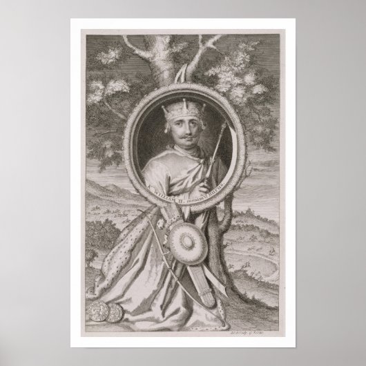 William II "Rufus" (c.1056-1100) King of England Poster (Voorkant)