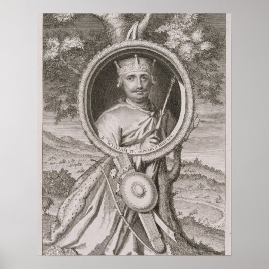 William II "Rufus" (c.1056-1100) King of England Poster (Voorkant)
