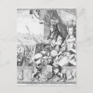 William III en Mary II Briefkaart