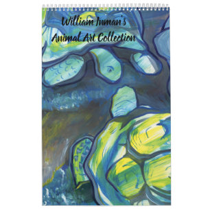 William Inman's Animal Art Collectie Calendar Kalender