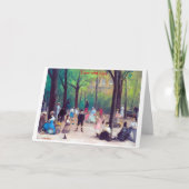 William James Glackens - Hartelijk dank Bedankkaart (Voorkant)